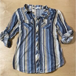 Eden & Olivia Maternity Button Uo Shirt XL (CG)